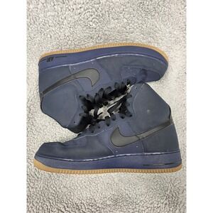 Nike Air Force 1 High CMFT Blue  Black 315121-408 Men's Size 12.5